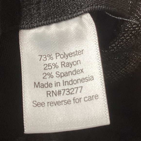 Nine West Womens Skinny Mid Rise Pants Black Gray Textured Stretch Size 6 - Picture 8 of 14